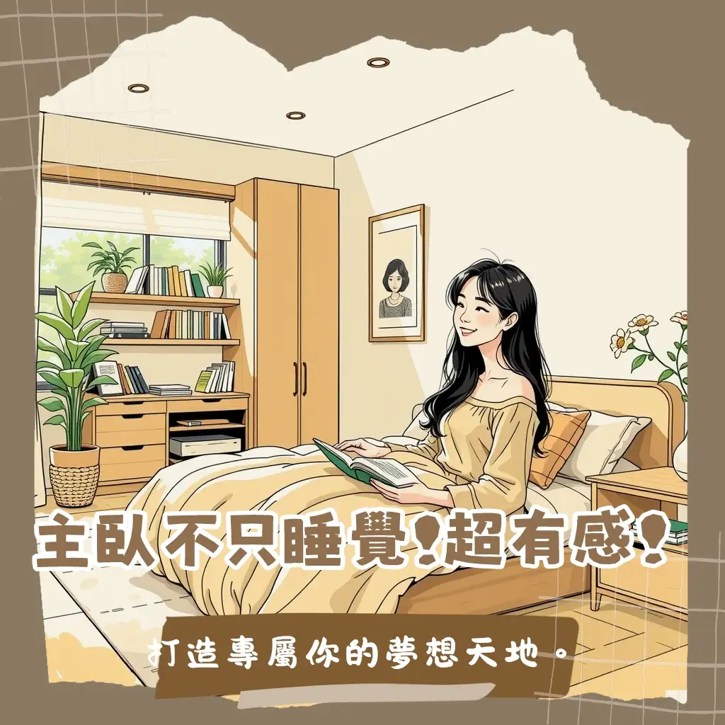 大主臥室設計指南，涵蓋空間規劃、多功能分區與質感收納，打造品味臥室。
