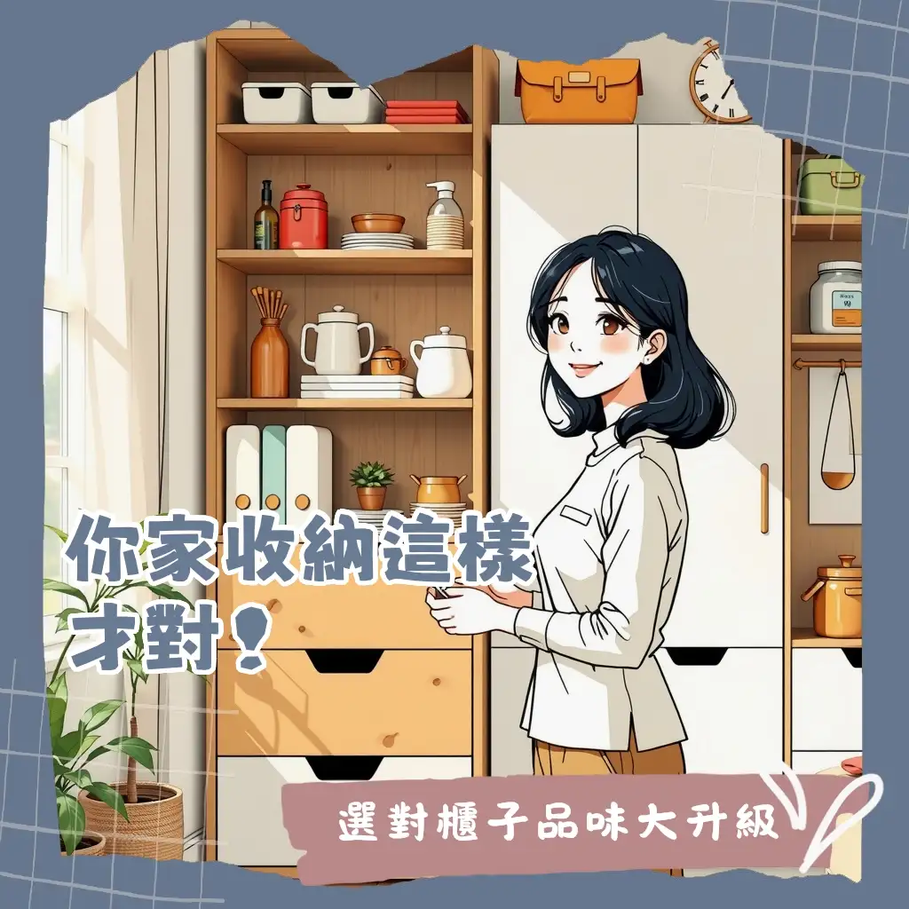 收納櫃推薦指南，展示不同尺寸、材質與功能的收納櫃，助您輕鬆收納居家空間，提升質感。