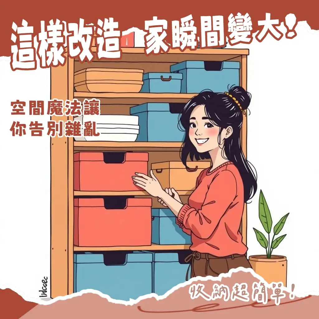 IKEA風收納櫃的理想居家空間，展示模組化層架與抽屜櫃的彈性組合，打造北歐簡約風格的質感收納。