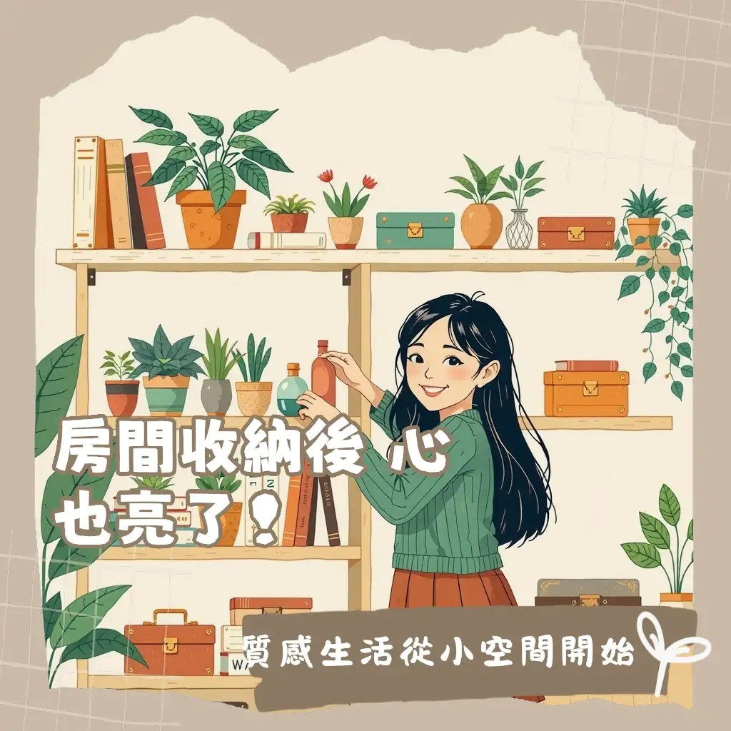充滿溫馨感的房間收納擺設,利用多功能家具與垂直空間,打造整潔舒適的臥室佈局,提升小坪數居住體驗。