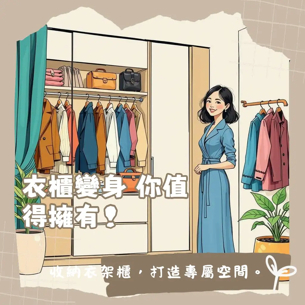 收納衣架櫃推薦攻略,如何選擇合適的收納衣架櫃,讓衣物收納更有效率,打造理想的衣帽空間設計。