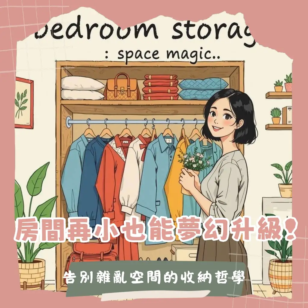 臥室收納櫃設計圖,包含衣櫃、斗櫃,展現空間利用與美學配置