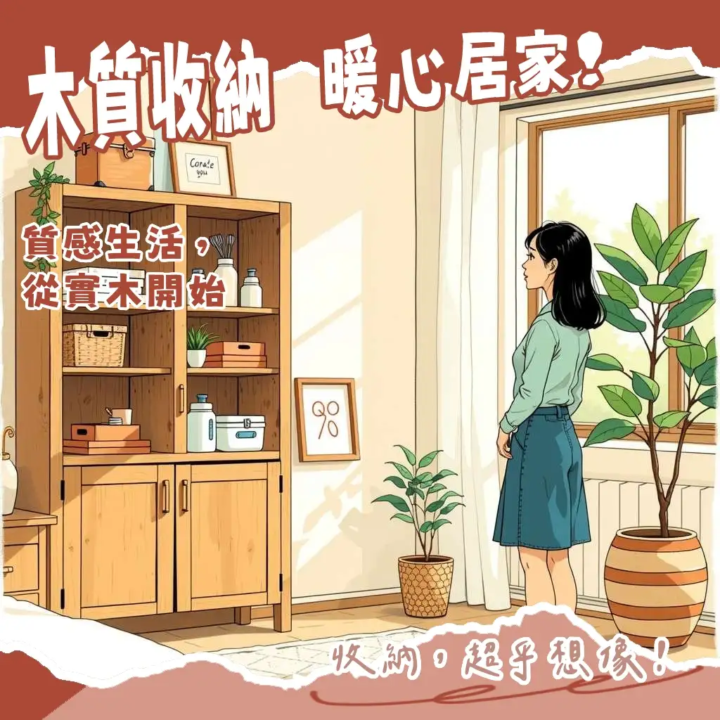 實木收納櫃：質感居家必備，從選購到保養的實用指南。