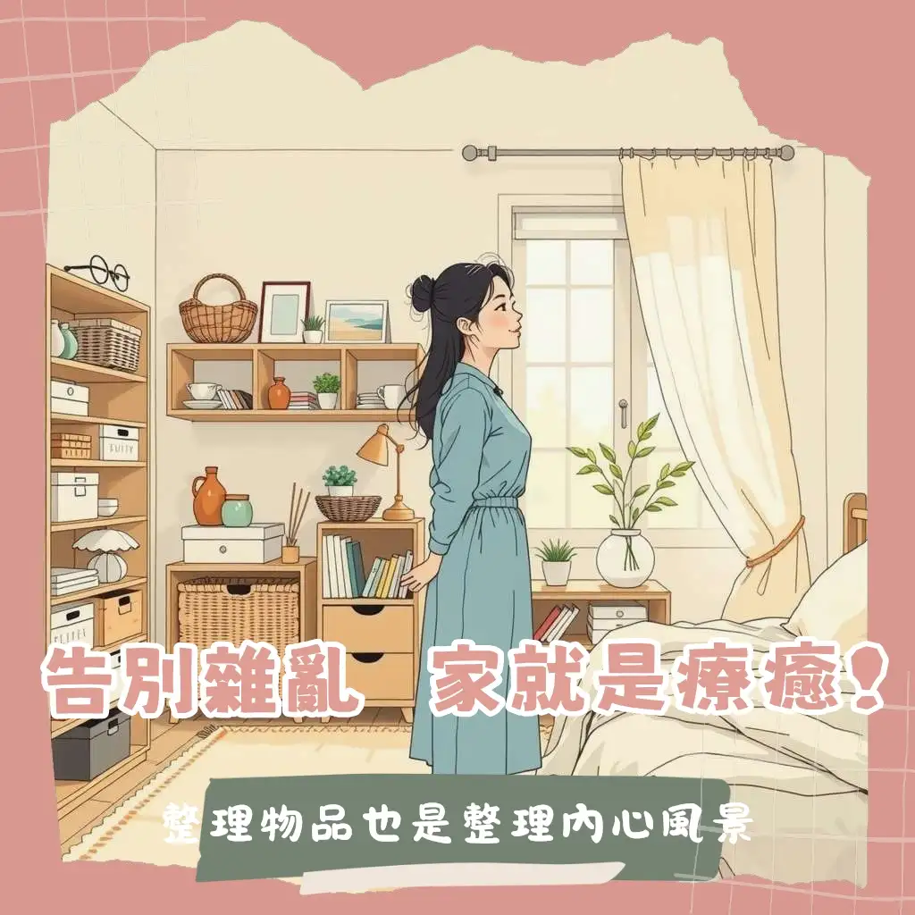 房間收納推薦指南，包含居家整理技巧、小坪數空間利用及收納家具搭配，打造整潔美觀的臥室。