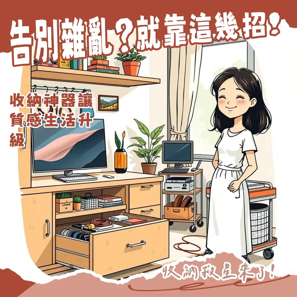 房間收納好物指南，打造質感生活空間，包含收納技巧與實用工具大綱
