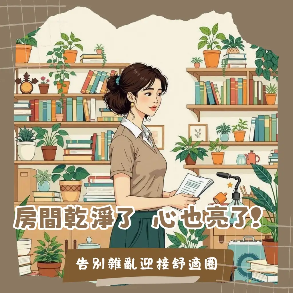 多久整理一次房？一張圖讓你掌握房間整理頻率的居家整理計畫，從日常物品歸位到深度斷捨離的清潔頻率，輕鬆打造整潔空間。