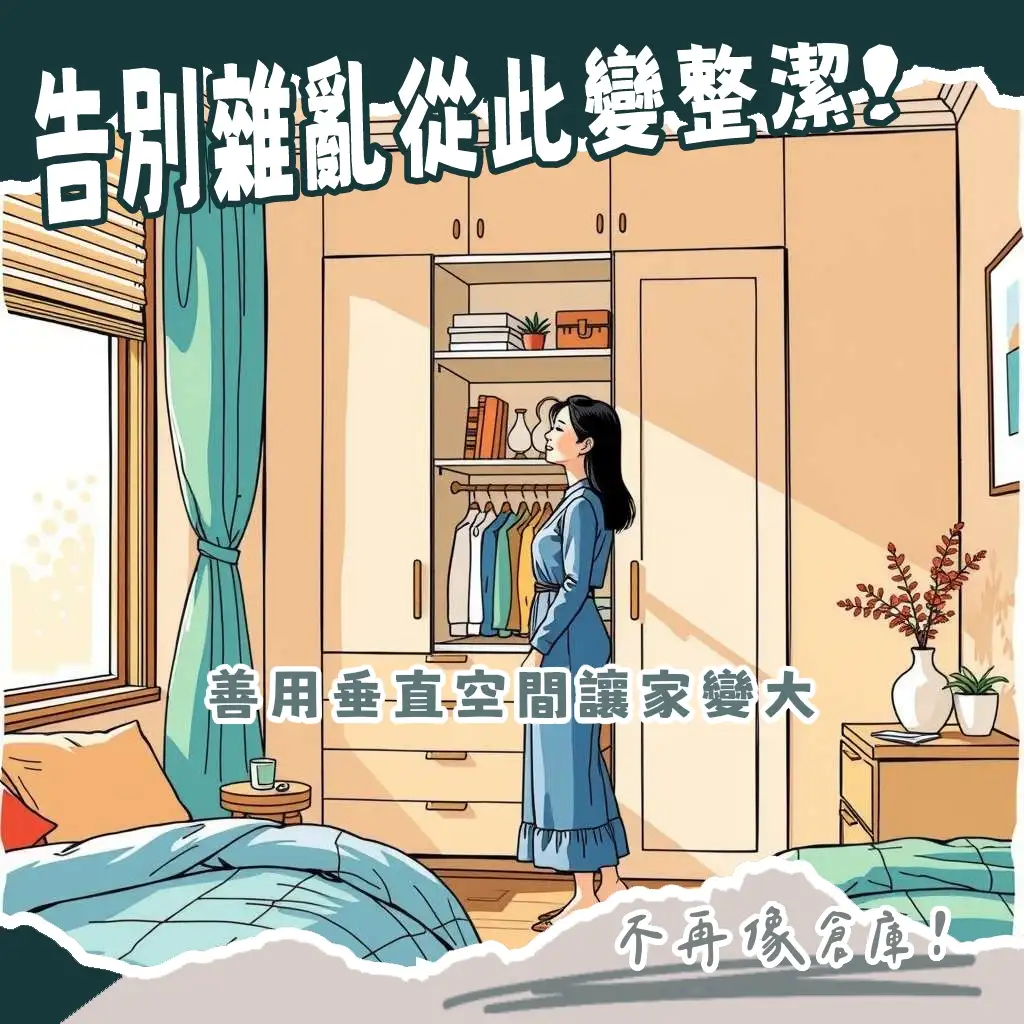臥室壁櫃設計、小坪數臥室收納、空間利用、嵌入式壁櫃、貼牆式壁櫃、衣物收納規劃、臥室改造指南