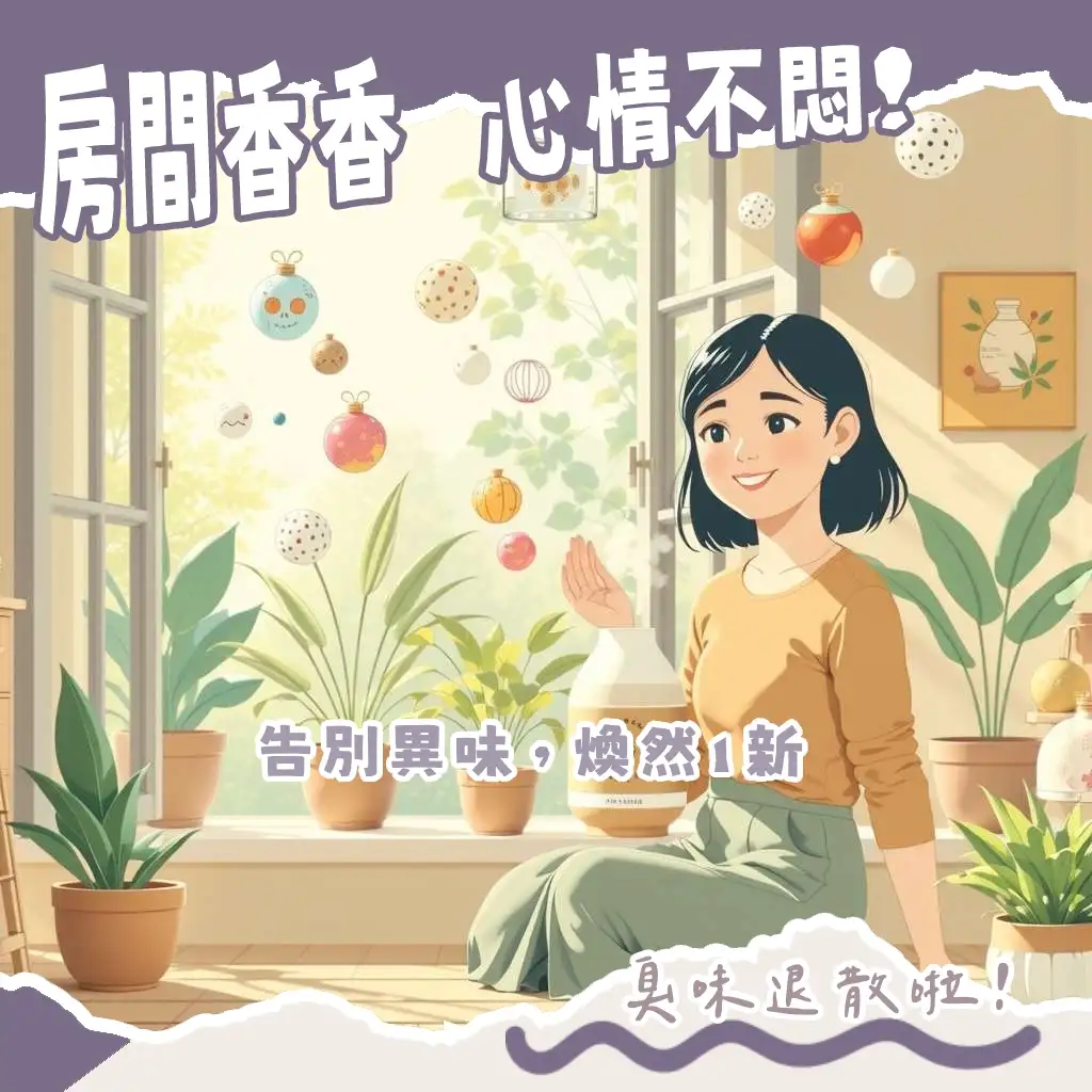房間除臭推薦：清除房間異味的實用指南，包含天然方法、家電選擇與香氛應用技巧，打造清新家居環境。