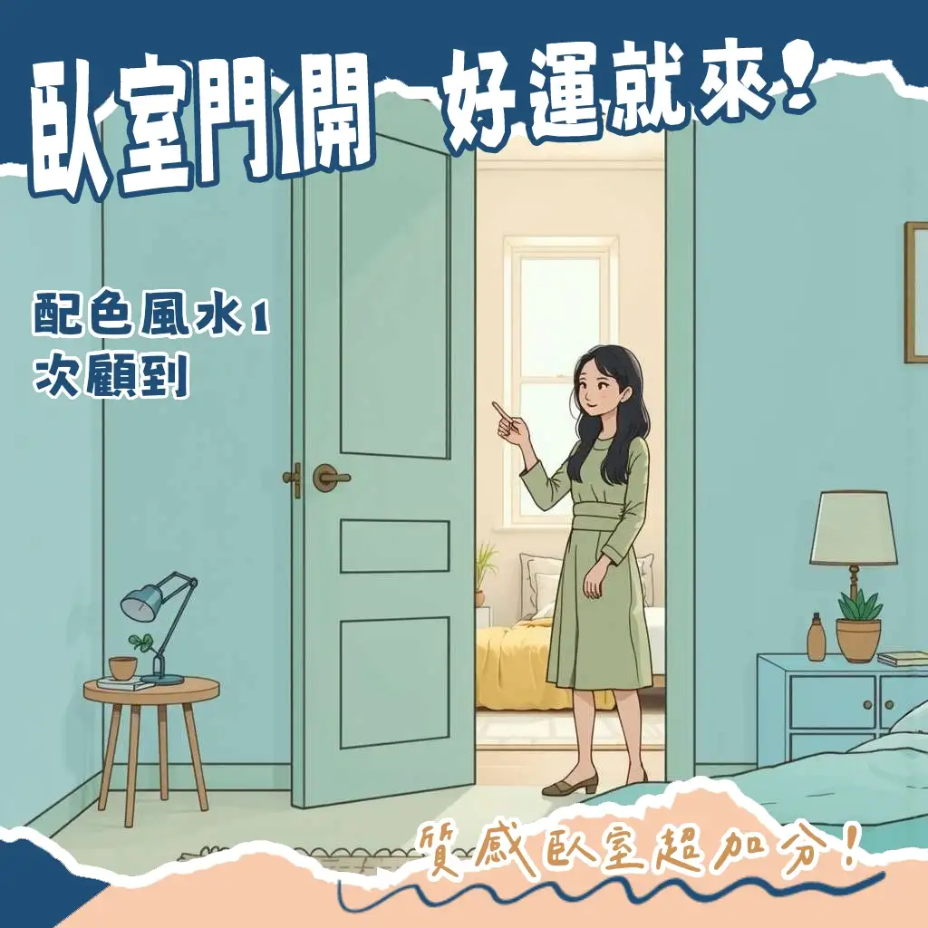 臥室門顏色選擇指南,搭配居家美學、空間改造與風水考量,打造理想的臥室門面。