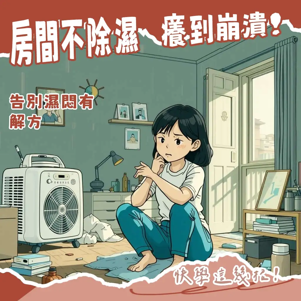 房間潮濕導致皮膚癢，如何透過除濕機、通風改善環境濕度，告別惱人皮膚問題，維護居家健康。