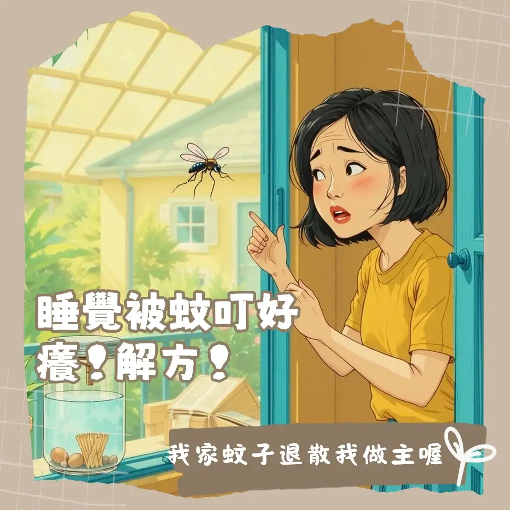 房間蚊子來源分析與居家防蚊指南，守護生活空間