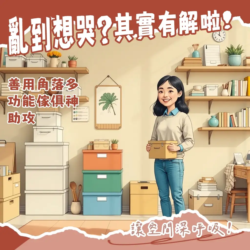 我的房間收納空間改造：從雜亂到井然有序的蛻變