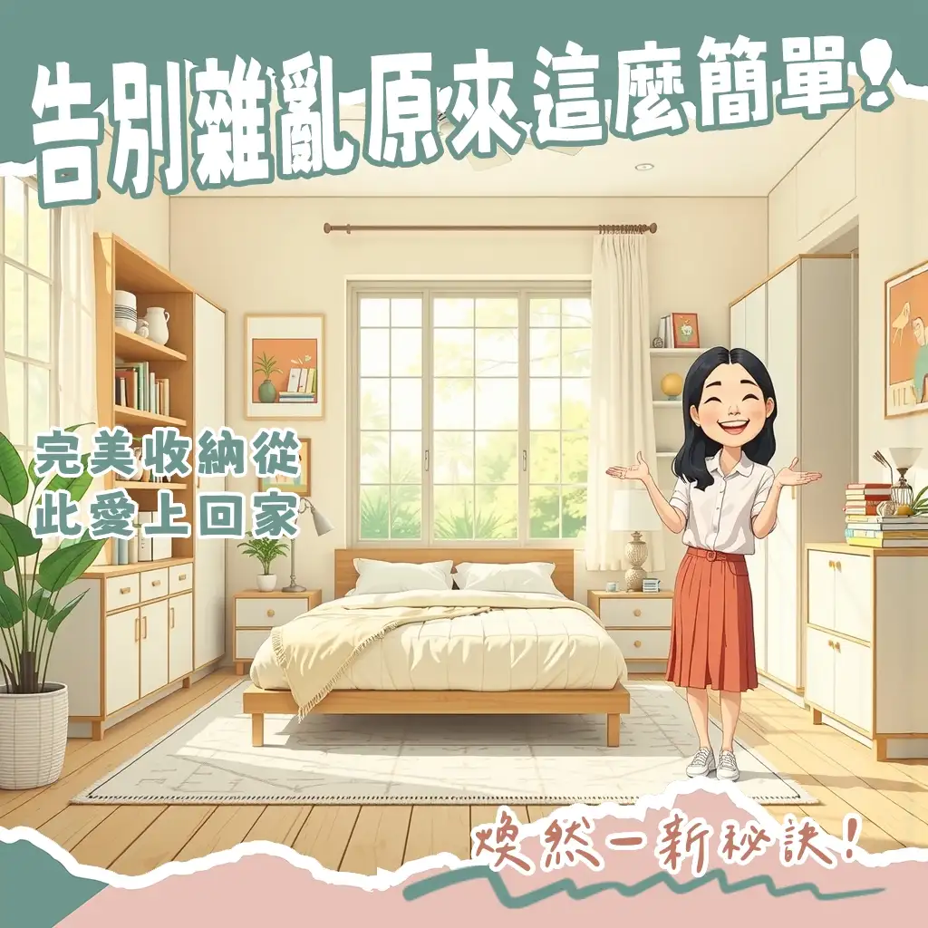 打造質感臥室新定義：心動的收納設計讓房間煥然一新！