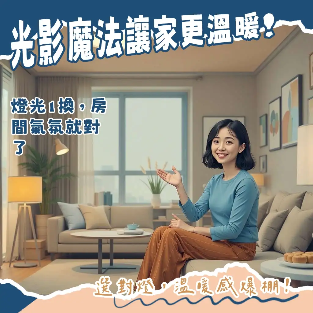 房間LED燈的選擇指南，包含各式燈具、色溫與調光功能，打造理想居家照明。