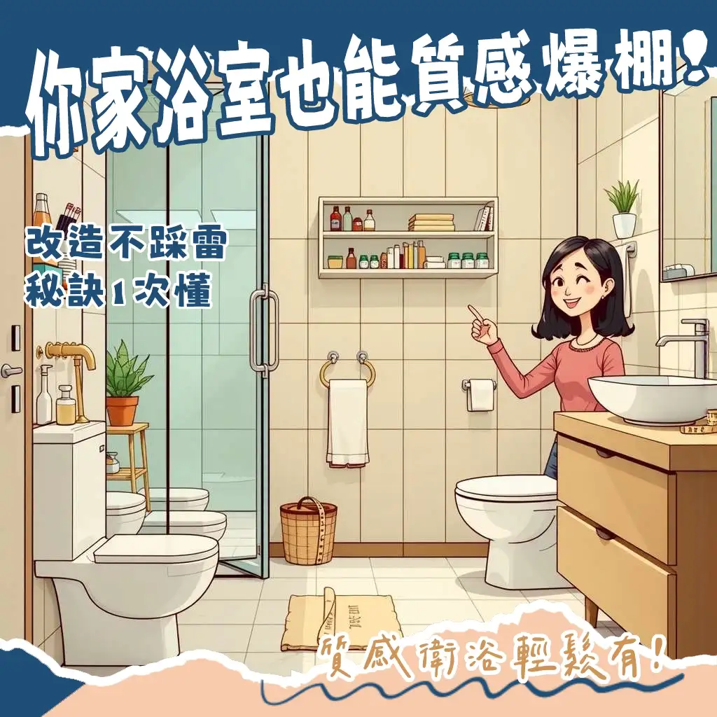 浴室DECA品牌解析,包含HCG和成衛浴的馬桶、面盆、龍頭等產品選購要點,以及清潔與維修指南。