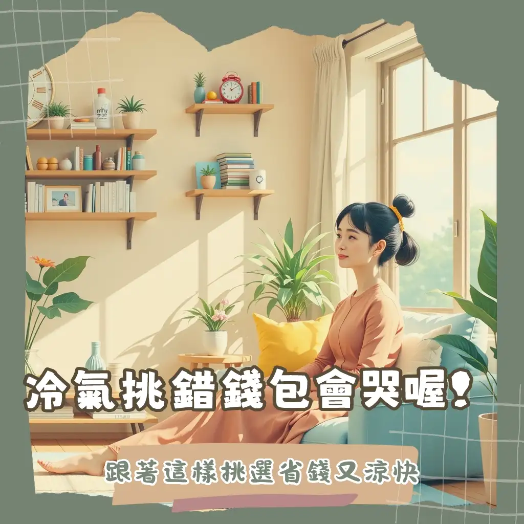 夏日涼感神隊友！8坪房間冷氣這樣挑，聰明又省電