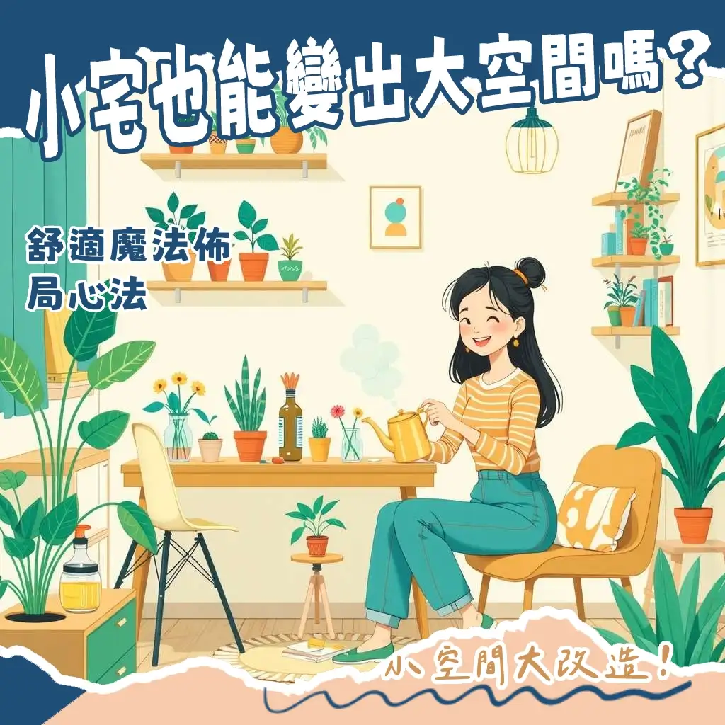小坪數臥室客廳設計指南，含空間劃分、多功能家具與收納規劃大綱。
