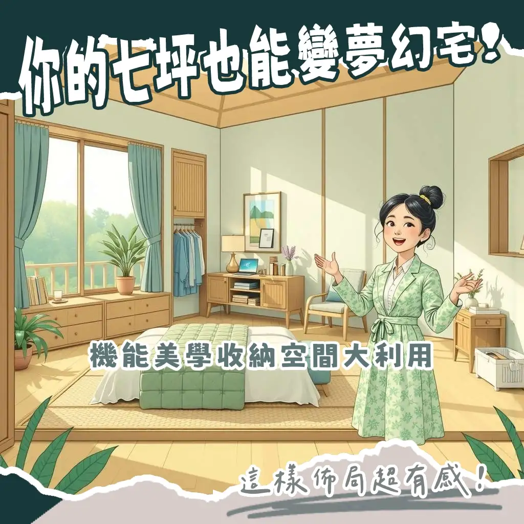 7坪臥室設計,King Size床與更衣室完美融合的寬敞主臥規劃