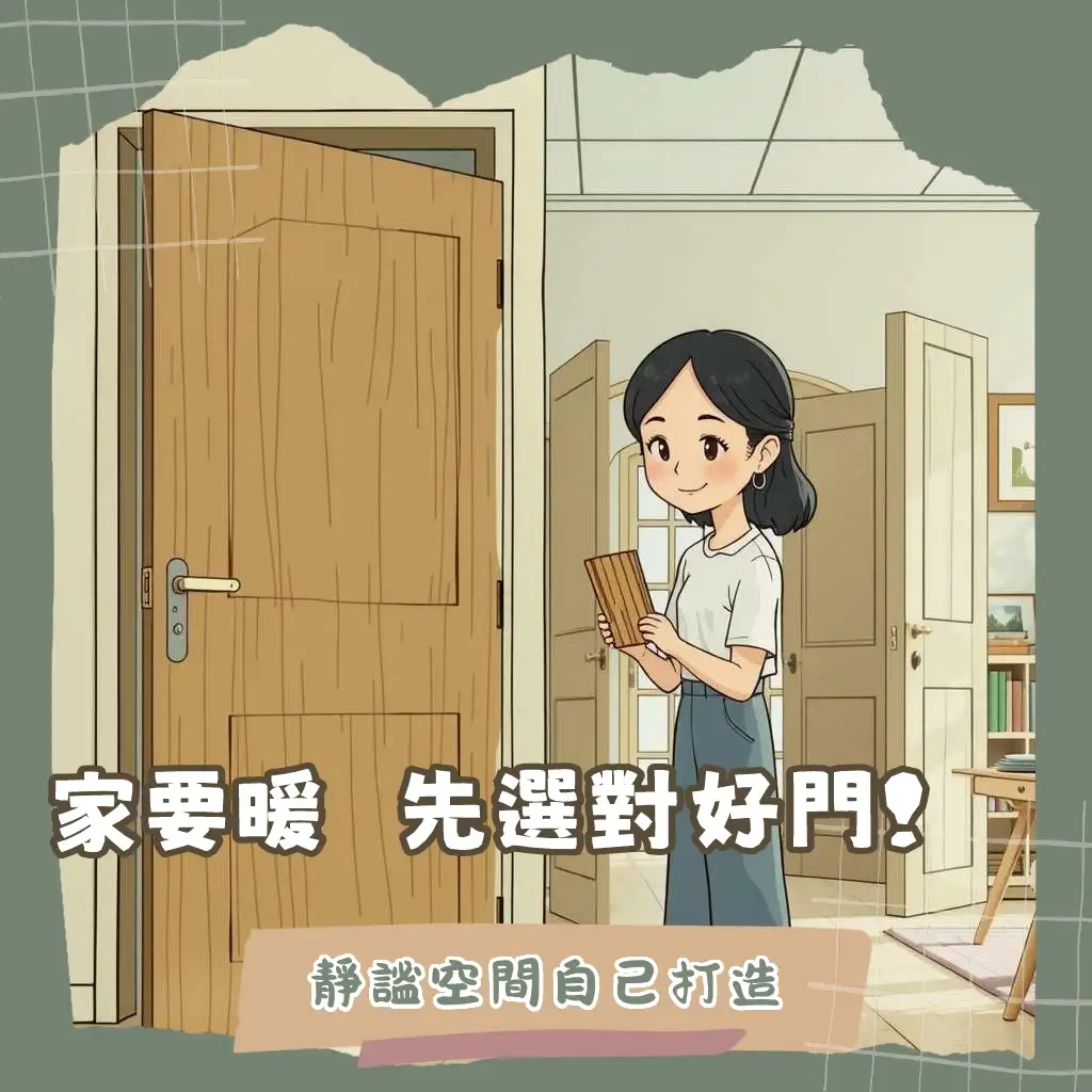 房間門價格與種類解析,包含材質、功能與安裝費用的挑選指南