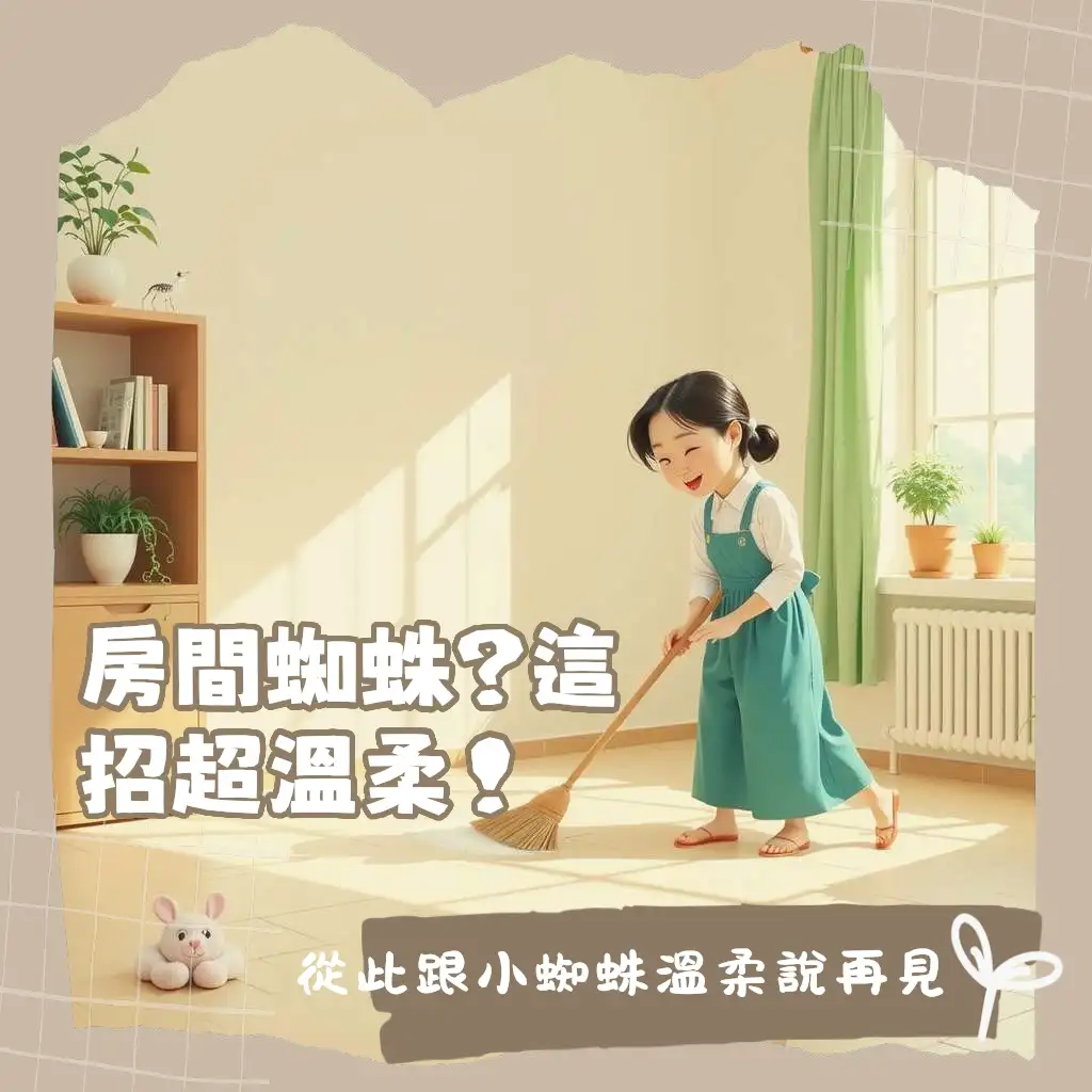 房間一直出現小蜘蛛的原因與防治方法，包含清潔、堵縫、天然驅趕，輕鬆打造無蜘蛛的居家環境。
