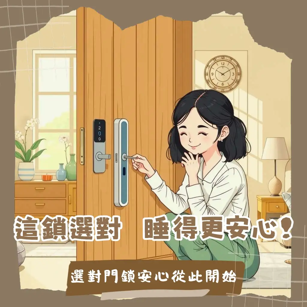房間門鎖種類選擇指南：包含喇叭鎖、水平鎖與電子鎖的安裝與推薦
