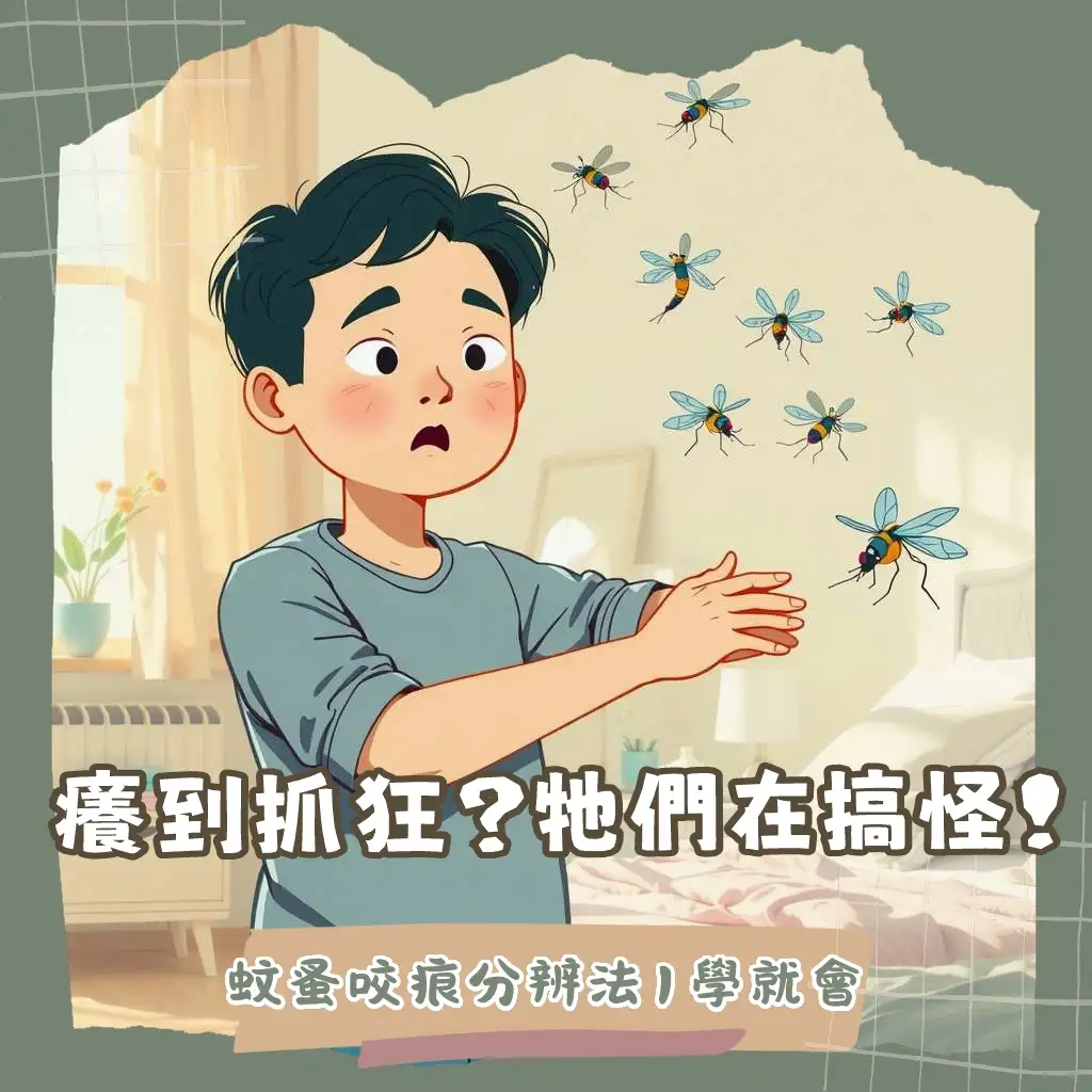 輕鬆分辨跳蚤咬跟蚊子咬的不同紅點特徵與處理方式