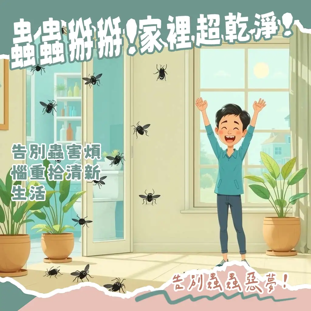 消滅小黑蟲居家防治指南，涵蓋盆栽、浴室、廚房，有效終結小黑飛、小黑蚊、果蠅、蛾蚋，打造潔淨舒適生活空間。