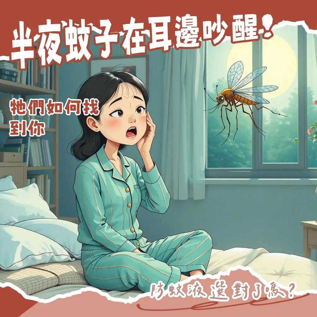 蚊子嗡嗡聲迷思解析，吸引蚊子氣味與有效防蚊指南。