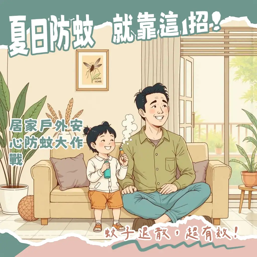 VAPE防蚊系列產品介紹，包含電蚊香、噴霧與嬰兒防蚊液，讓居家與戶外生活更安心。